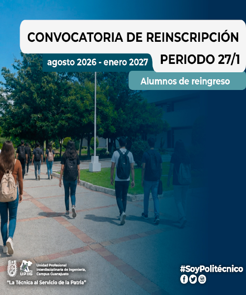 Convocatoria de Reinscripción